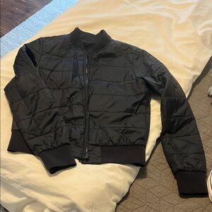 lululemon athletica Black Bomber Jacket